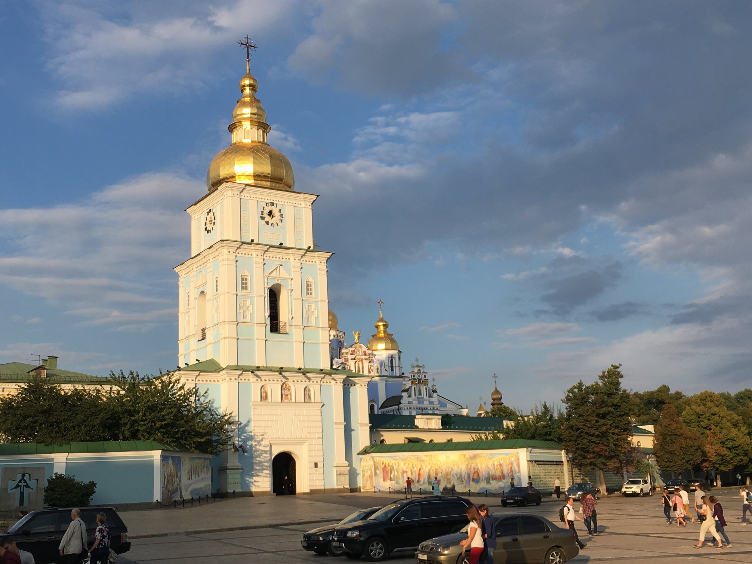 Beautiful church in Kyiv, Ukraine