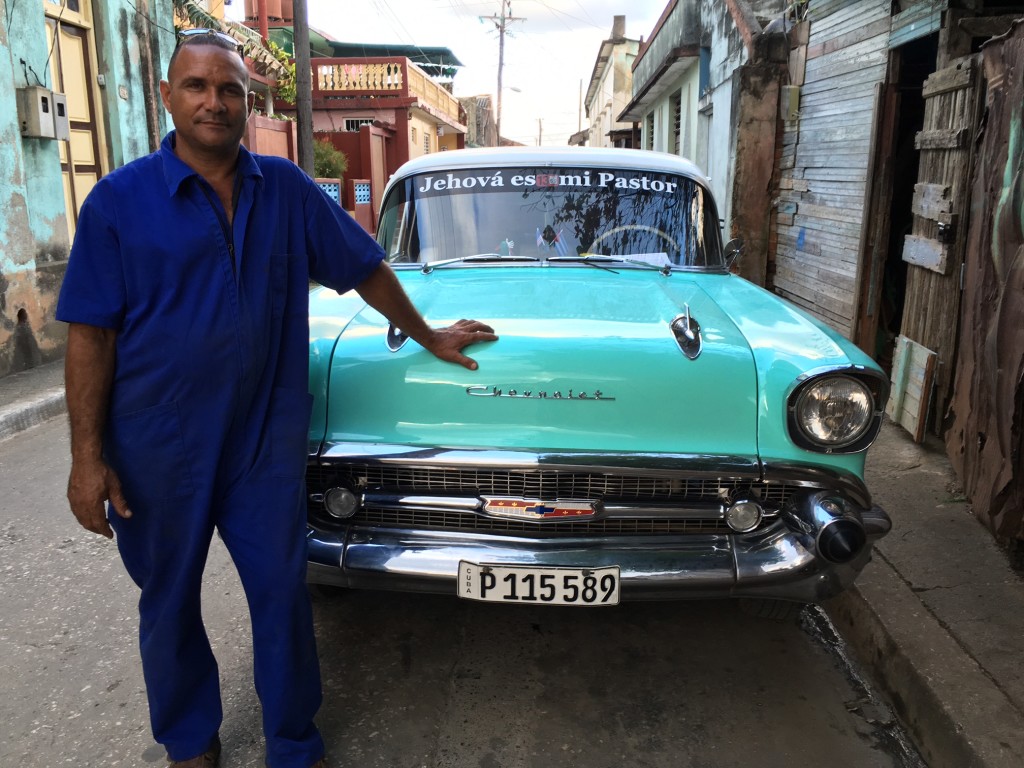 Cuban and his car
