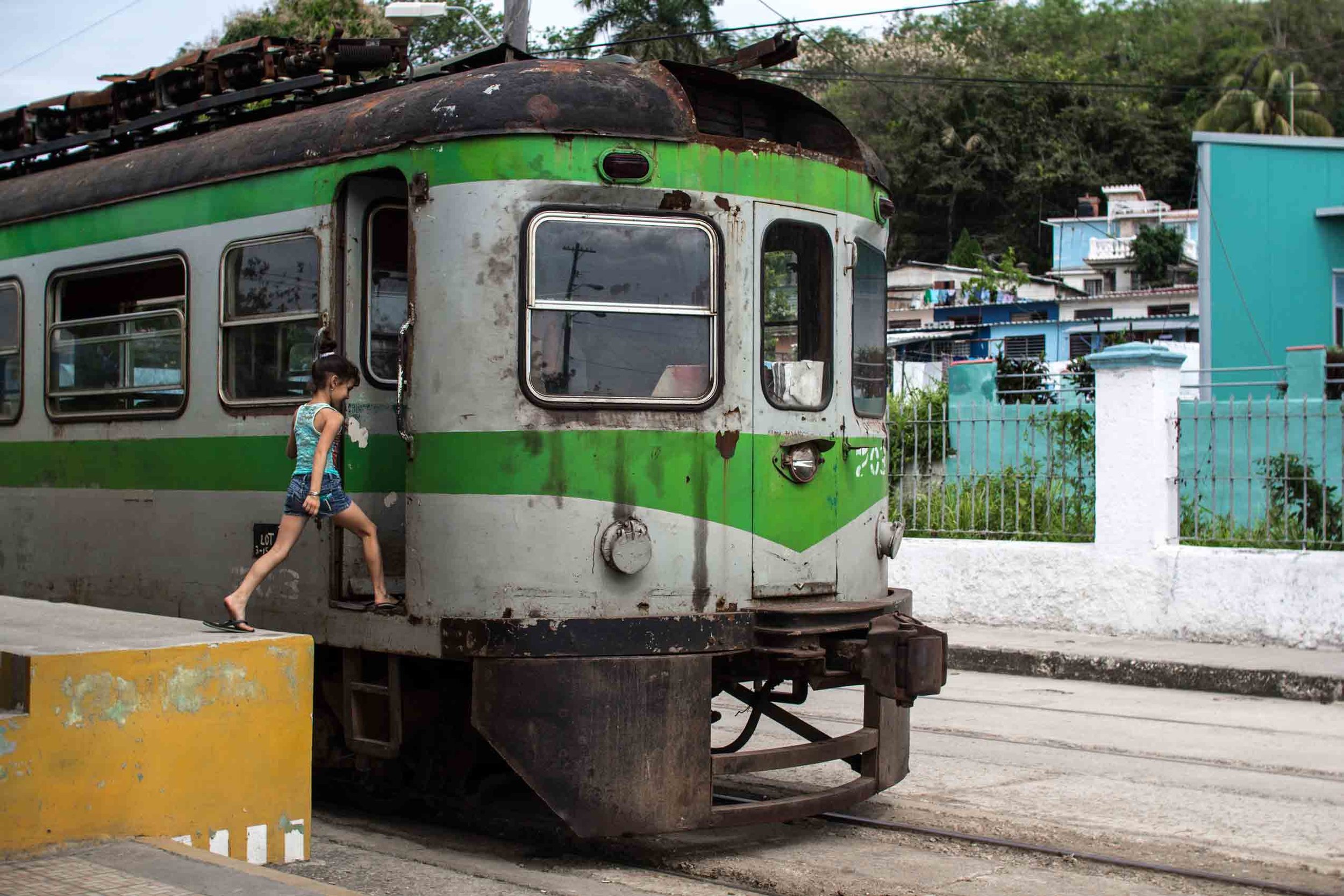 Train in Cuba