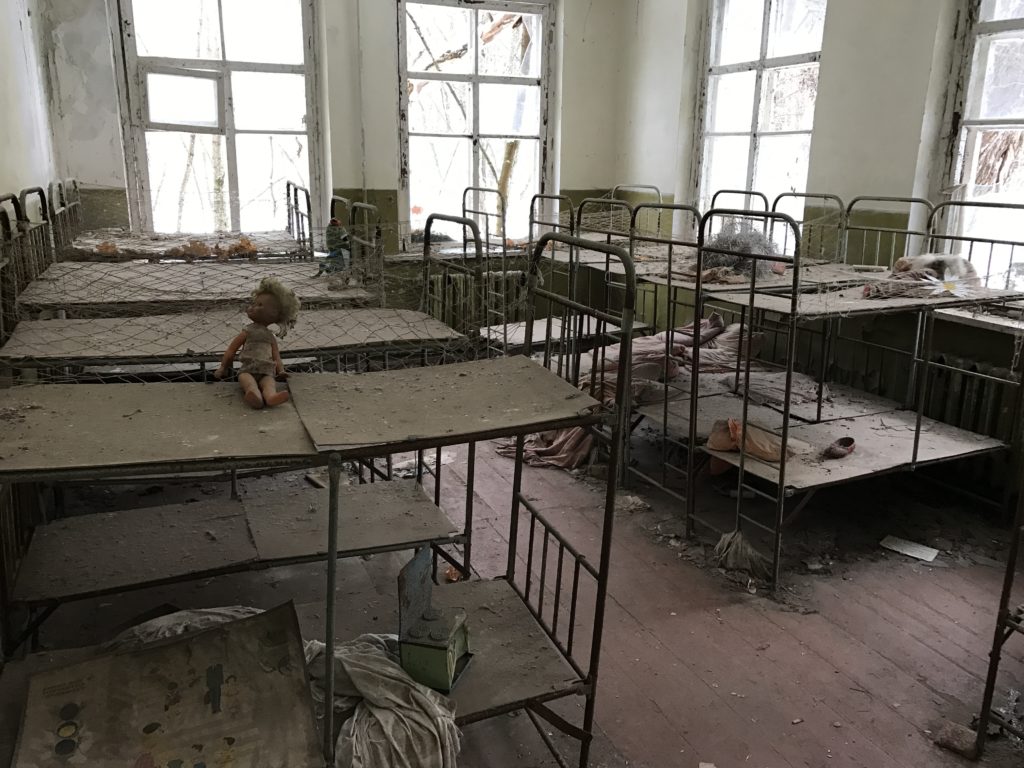 Abandoned building in Chernobyl