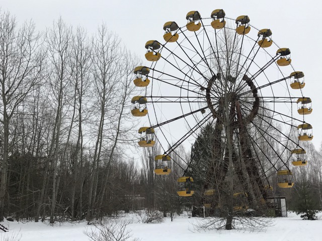 Ferris wheel in Chernobyl, Ukraine
