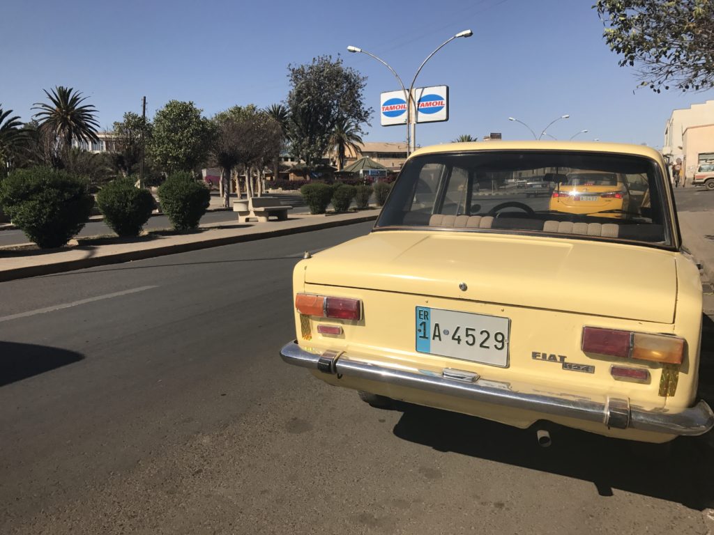 Old Italian car in Asmara, Eritrea