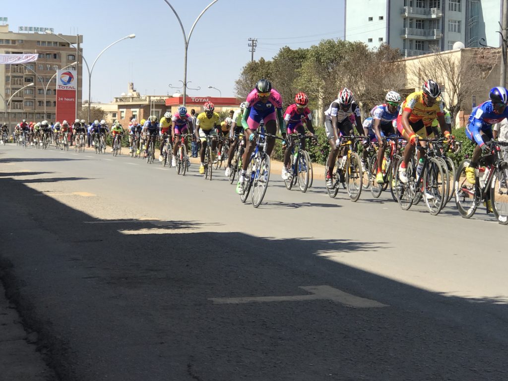 Cycling competition in Asmara, Eritrea