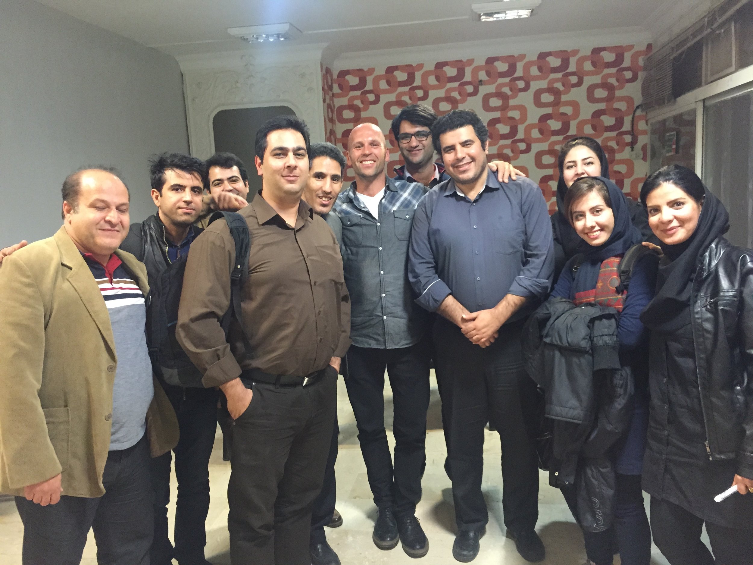Cool group of Iranians I met in Tehran